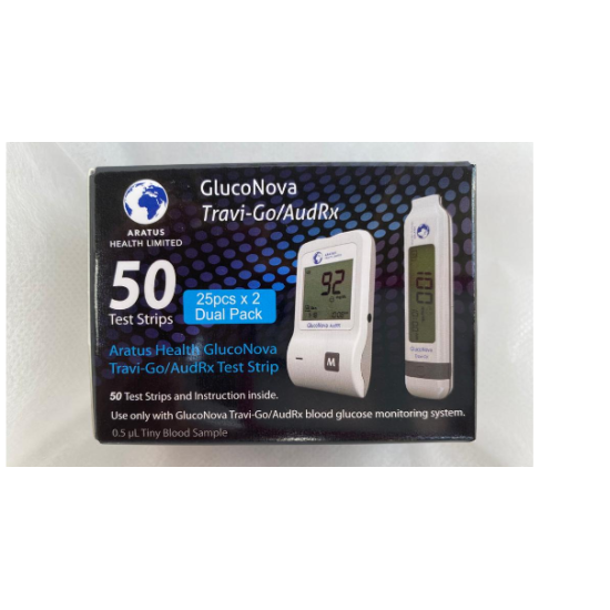 Gluconova Blood Glucose 50 Test Strips