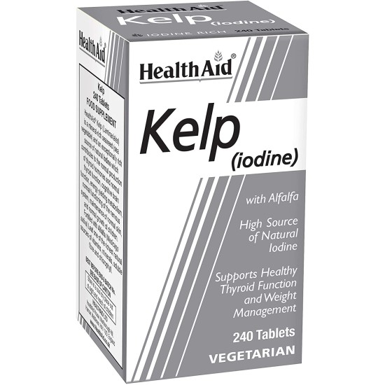 Health Aid Kelp (iodine) 240 Vegetarian Tablets