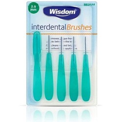 Wisdom Interdental Brushes Green Medium 0.8 Mm