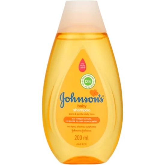 Johnsons Baby Pure And Gentle Daily Care Shampoo 200ml