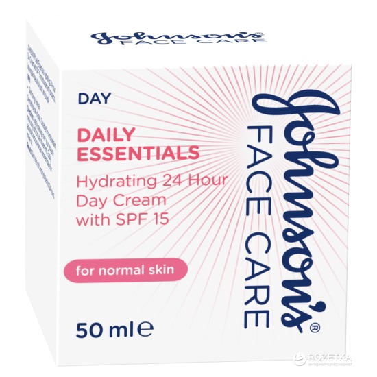 Johnsons Face Care Daily Essentials Hydrating 24 Hour Daycream With Spf15 50 Ml