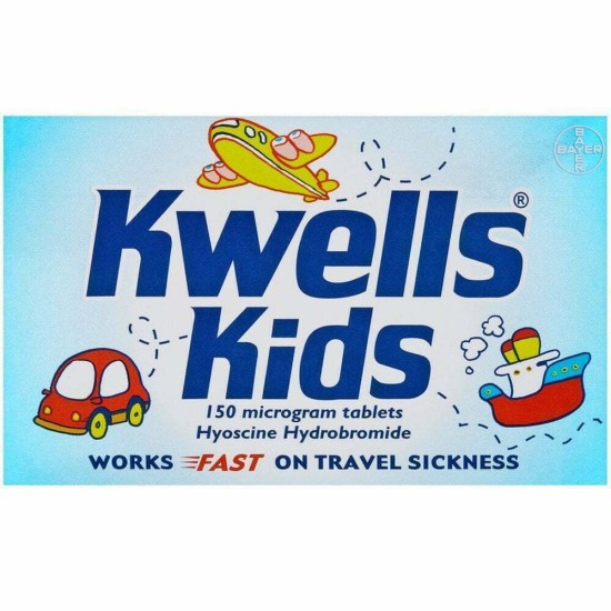 Kwells Kids Travel Sickness Melt In Mouth 12 Tablets