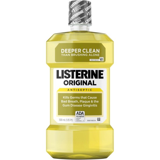 Listerine Original Antibacterial Mouthwash 500ml Listerine Original Antibacterial Mouthwash 500ml