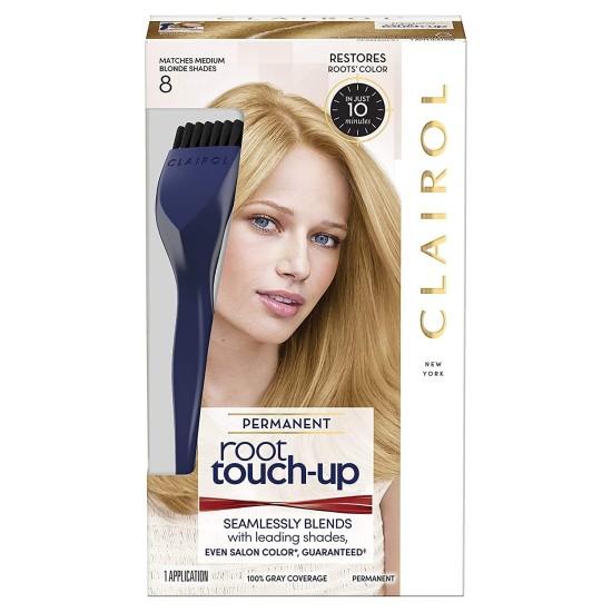 Clairol Root Touch Up Permanent Hair Dye Colour 8 Medium Blonde