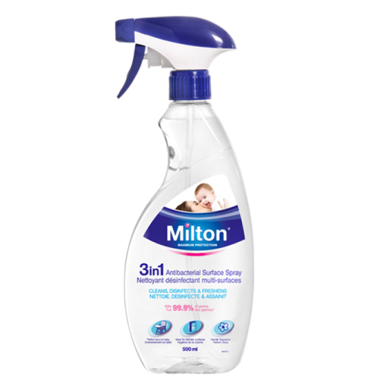 Miltons Antibacterial Surface Spray 500ml
