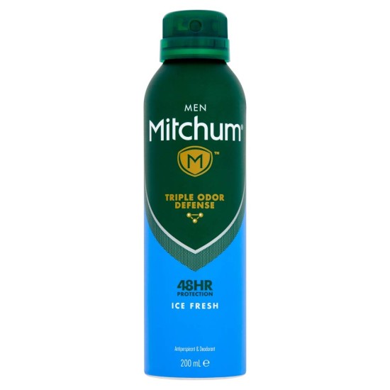 Mitchum Men Advanced Ice Fresh Anti-perspirant And Deodorant 200 Ml