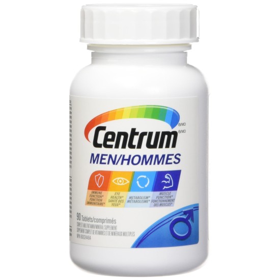 Centrum Men Multivitamin And Multimineral Supplement 90 Tablets