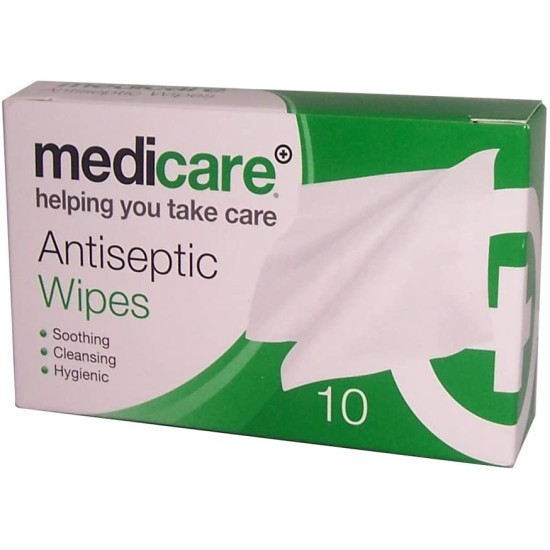 Medicare Antiseptic Wipes 10 Pack