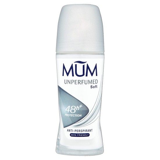Mum Unperfumed Soft Antiperspirant Roll On 50ml