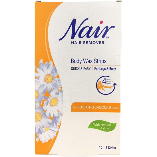 Nair Body Wax Strips Pack Of 12