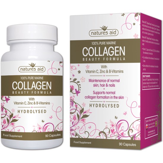 Natures Aid Collagen Beauty Formula 90 Tablets