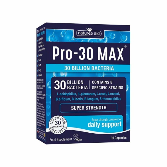 Natures Aid Pro-30 Max Super Strength Daily Support 30 Capsules 