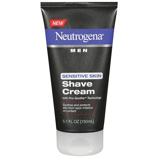 Neutrogena Men Sensitive Shave Cream 5.1 Oz