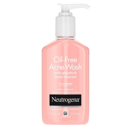 Neutrogena Oil Free Grapefruit Acne Wash 6 Oz