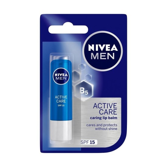 Nivea Men Active Care Lip Balm Spf15 4.8g