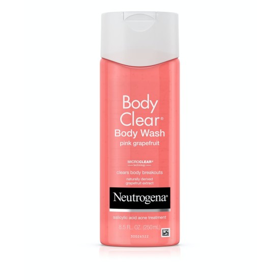 Neutrogena Body Clear Pink Grapefruit Acne Body Wash 8.5 Oz