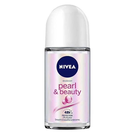 Nivea Pearl And Beauty 48 Hour Protection Antiperspirant Roll On 1.69 Oz