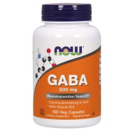 Now Foods Gaba  Neurotransmitter Support 500mg 100 Capsules