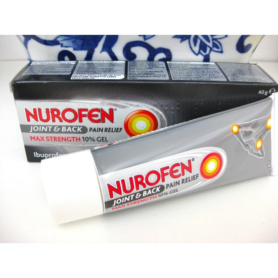 Nurofen Maximum Strength 10% Gel Ibuprofen 40g Nurofen Maximum Strength 10% Gel Ibuprofen 40g