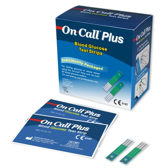 On Call Plus Blood Glucose 50 Test Strips