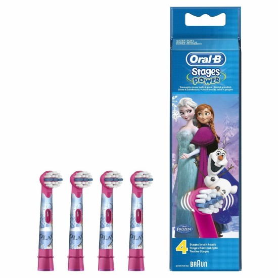 Oral B Stages Power  Disney Frozen Electric Toothbrush Replacement Heads 4 Pack