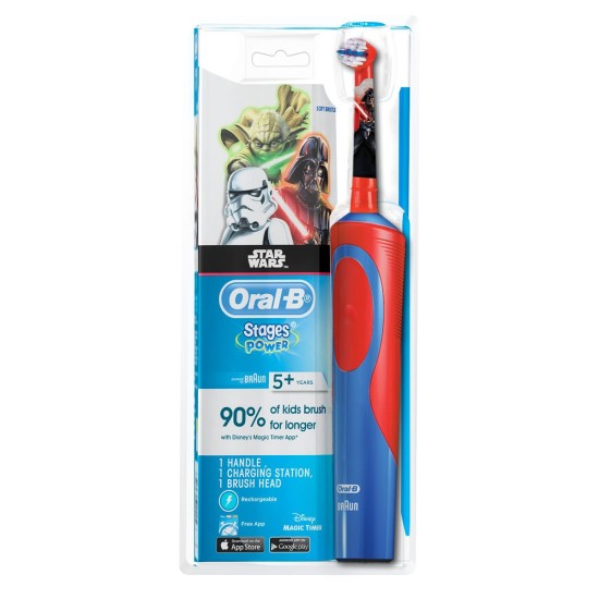 Oral B Stages Power 5+ Years Disney Characters Star Wars Electric Rechargeable Toothbrush