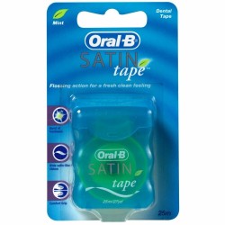 Oral B Satin Tape Mint Dental Floss 25m