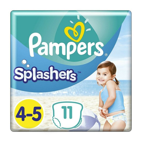 Pampers Splashers Disposable Swim Pants Size 4-5, 9-15kg 11 Pack