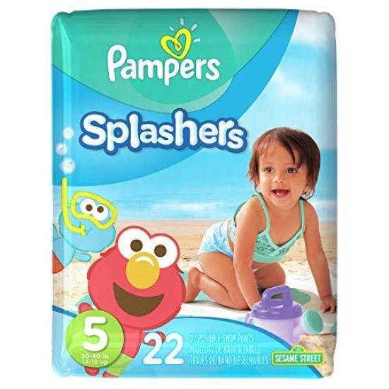 Pampers Splashers Disposable Swim Pants Size 5 22 Pack