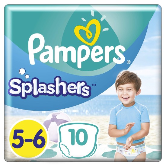 Pampers Splashers Size 5-6 10 Disposable Swim Pants