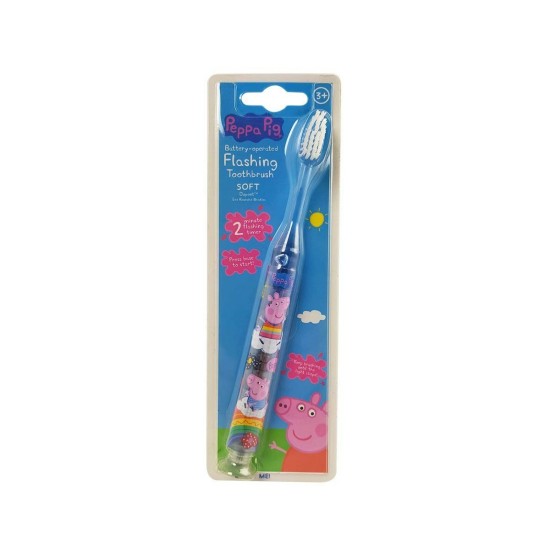 Peppa Pig  Childrens Flashing Toothbrush 3 Years+
