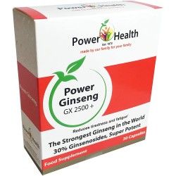 Power Health Power Ginseng Gx2500 30 Capsules Power Health Power Ginseng Gx2500 30 Capsules