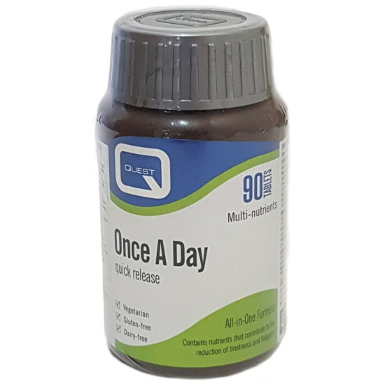 Quest Once A Day Multivitamins 90 Tablets Quest Once A Day Multivitamins 90 Tablets