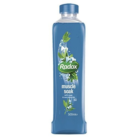 Radox Muscle Soak Bath Therapy With Clary Sage And Sea Mineral 500ml