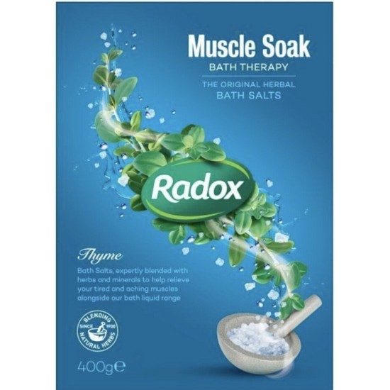 Radox Muscle Soak Thyme Scent Bath Salts 400g