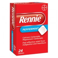 Rennie Peppermint 24 Tablets