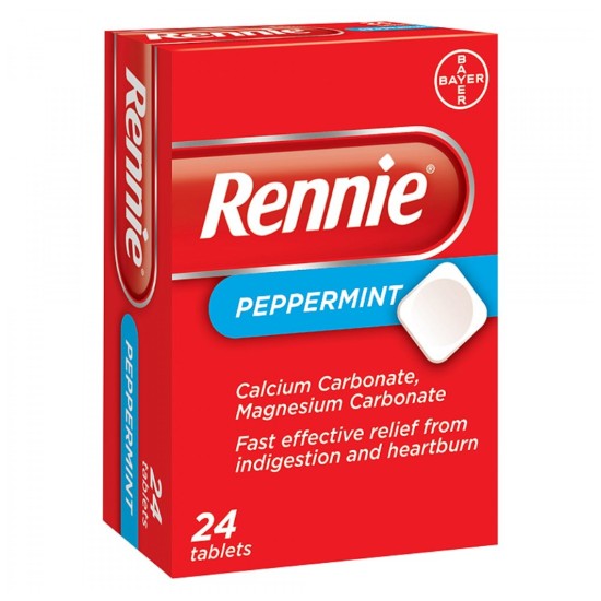 Rennie Peppermint 24 Tablets Rennie Peppermint 24 Tablets