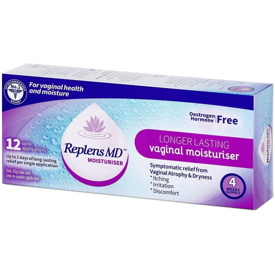 Replens Md Longer Lasting Vaginal Moisturiser 35g