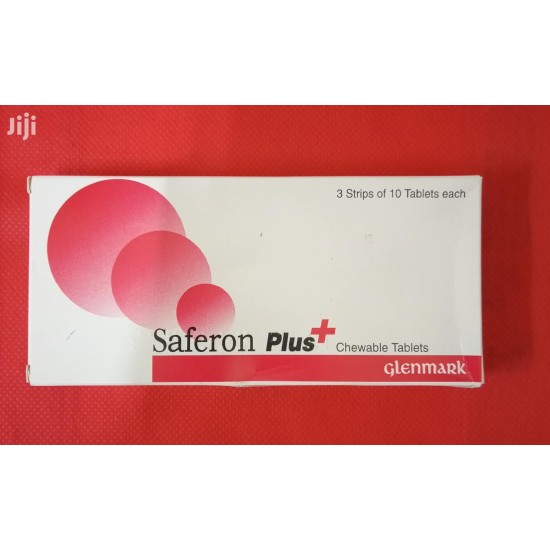Saferon Plus 3 Strips Of 10 Chewable Tablets