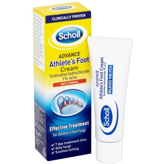 Scholl Advanced Athlete's Foot Cream 15g