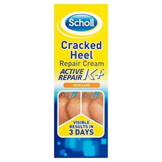Scholl Cracked Heel Repair Cream Active Repair K+ Skin Care 60ml