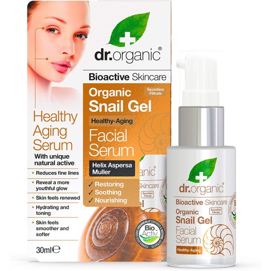 Dr Organic Snail Gel Facial Serum 30 Ml
