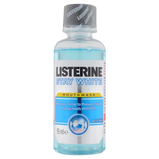 Listerine Antibacterial Stay White Mouthwash 95ml