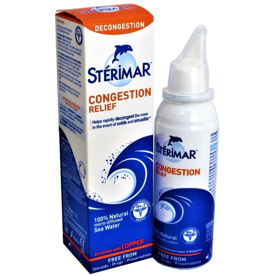 Sterimar Congestion Relief Sea Water Nasal Spray 100ml