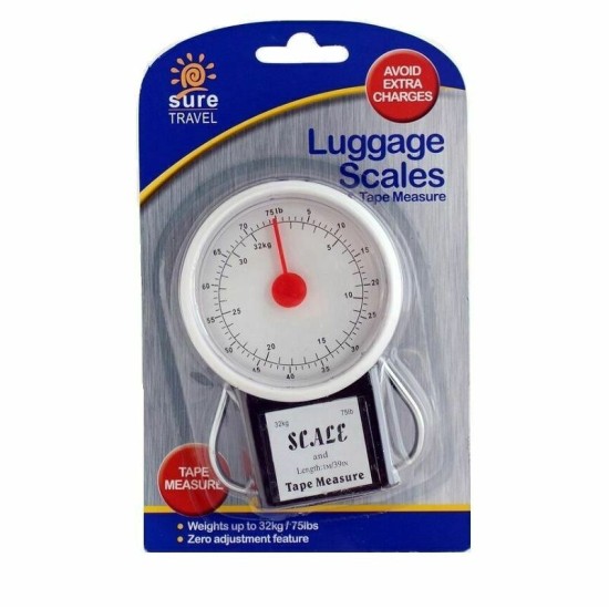 Sure Travel Luggage Scales And Tape Measure