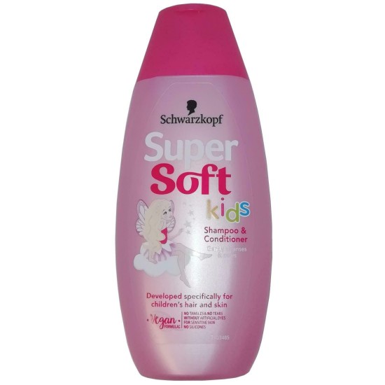 Schwarzkopf Supersoft Kids Girls Shampoo And Conditioner 250ml Schwarzkopf Supersoft Kids Girls Shampoo And Conditioner 250ml