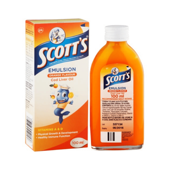 Scotts Emulsion 100ml Orange