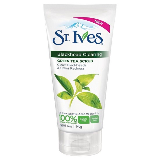 St Ives Blackhead Clearing Green Tea Scrub 6 Oz