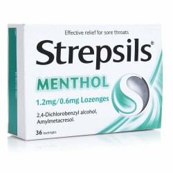 Strepsils Menthol 36 Lozenges