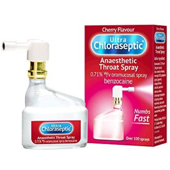 Ultra Chloraseptic Anaesthetic Throat Spray Cherry Flavour 15ml
